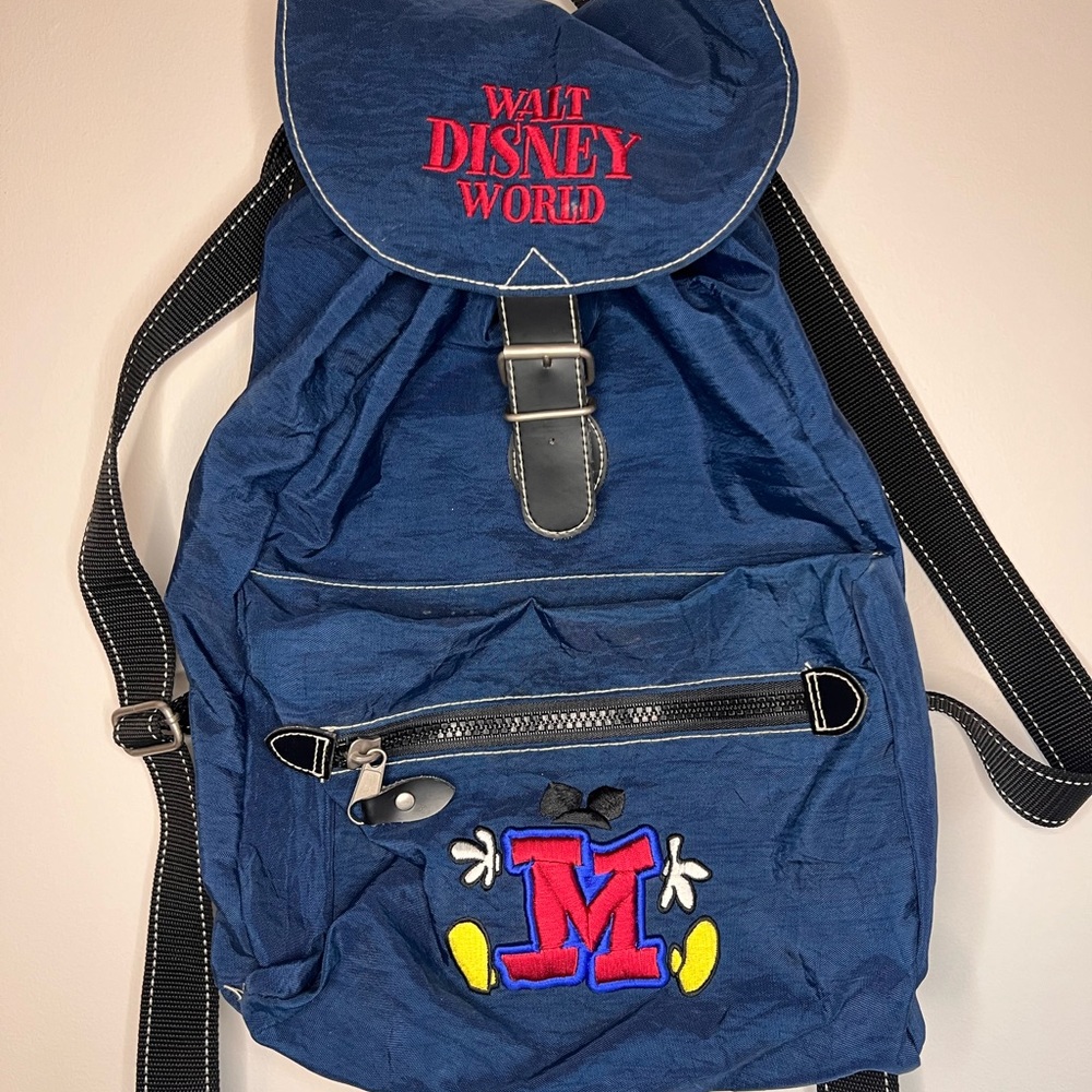 Vintage Walt Disney World Mickey Nylon Backpack